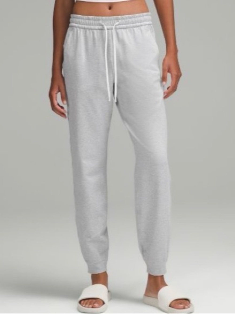 Lululemon light grey joggers size 6